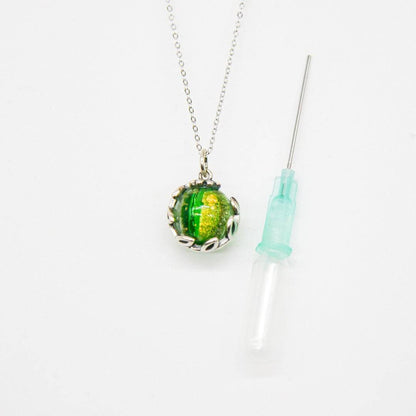 Aroma Necklace White Gold + Purify Oil Blend - One Oasis