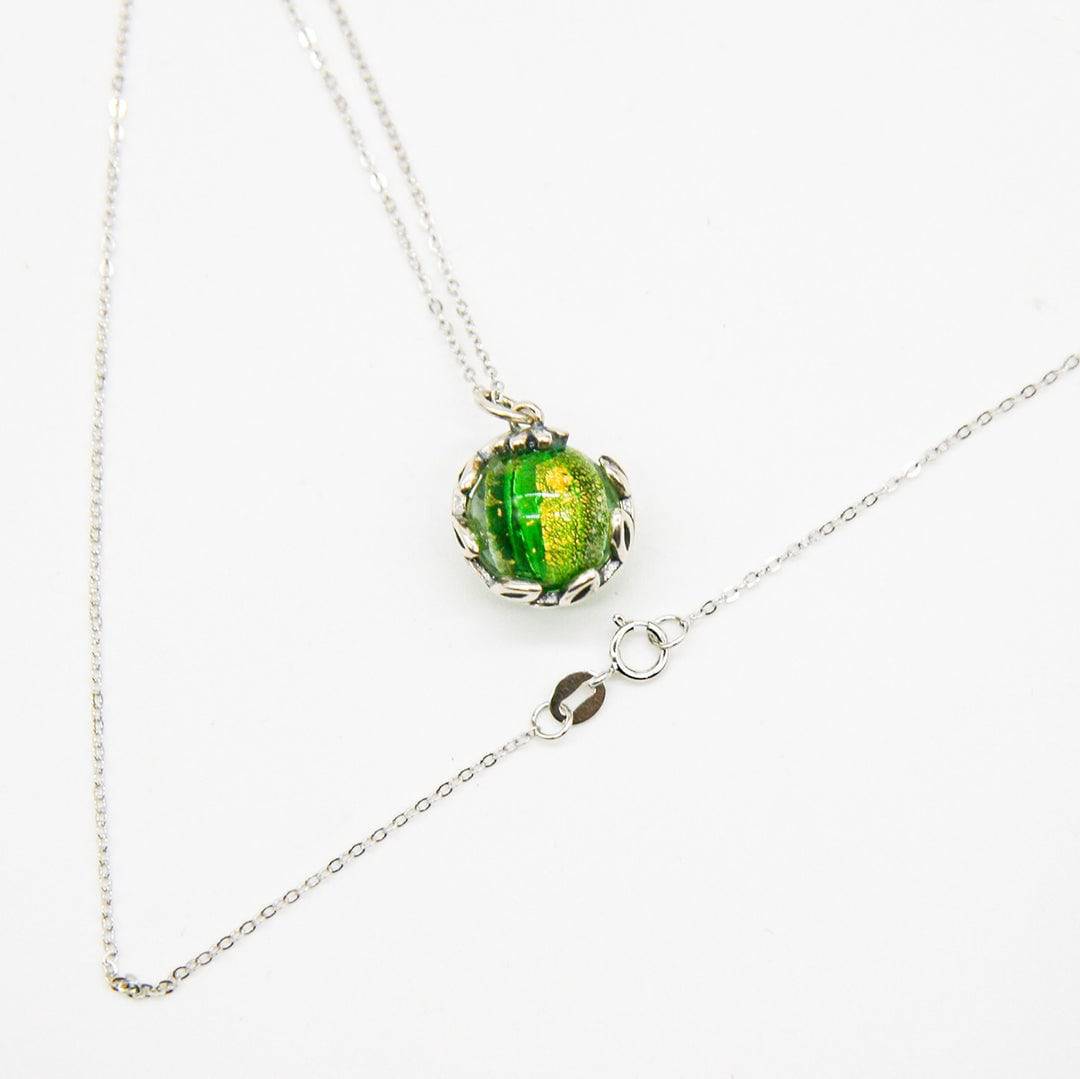 Aroma Necklace White Gold + Purify Oil Blend - One Oasis