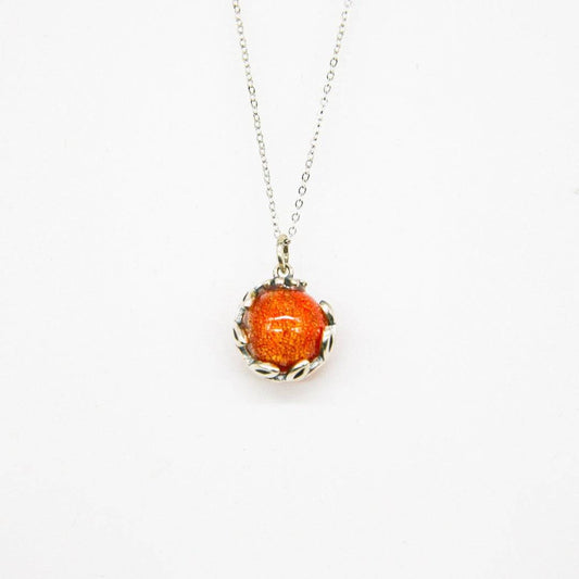 Aroma Necklace White Gold + Purify Oil Blend - One Oasis