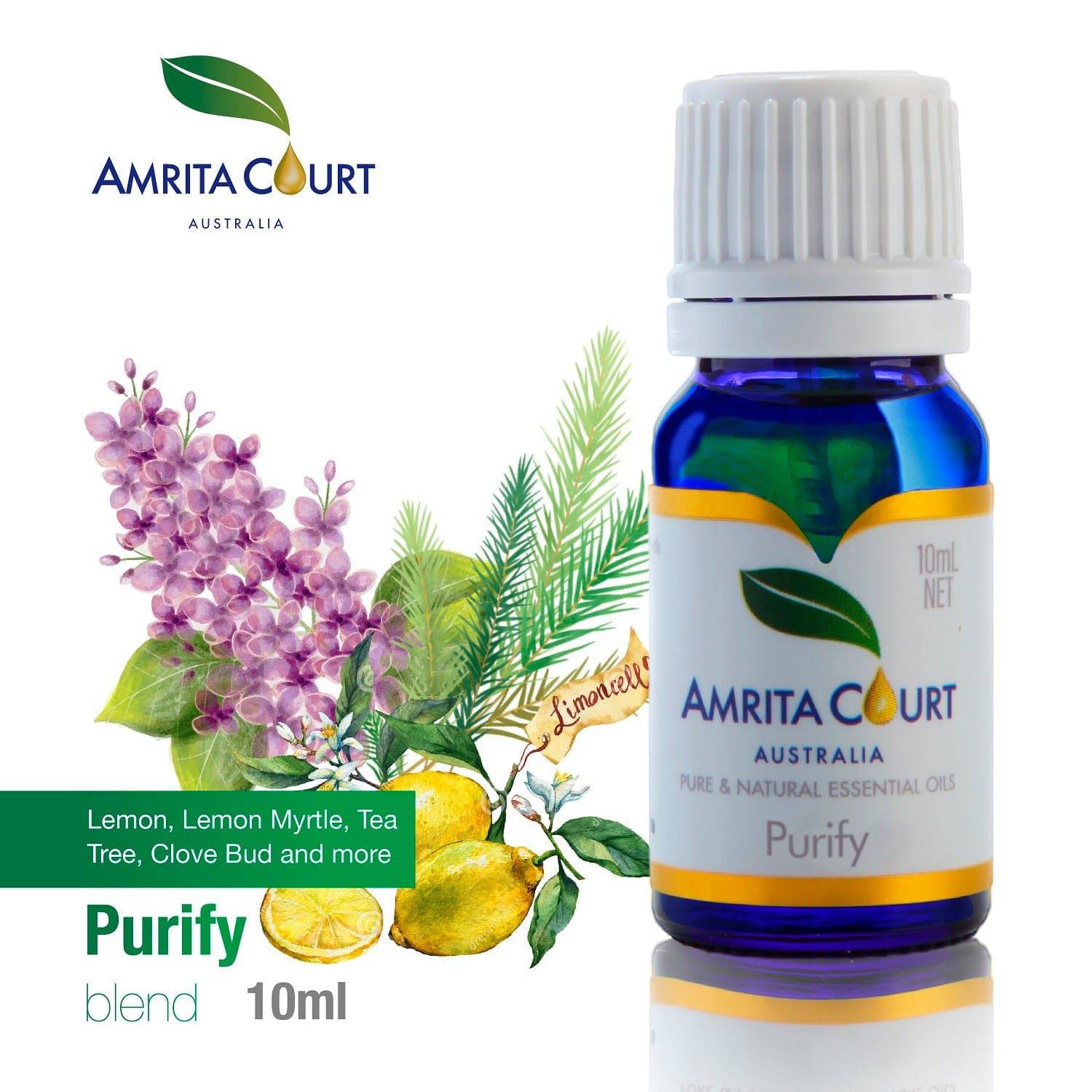Butterfly White Gold Aroma Necklace + Purify Oil Blend - One Oasis