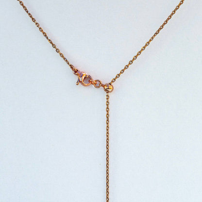 Butterfly Rose Gold Aroma Necklace + Purify Oil Blend - One Oasis