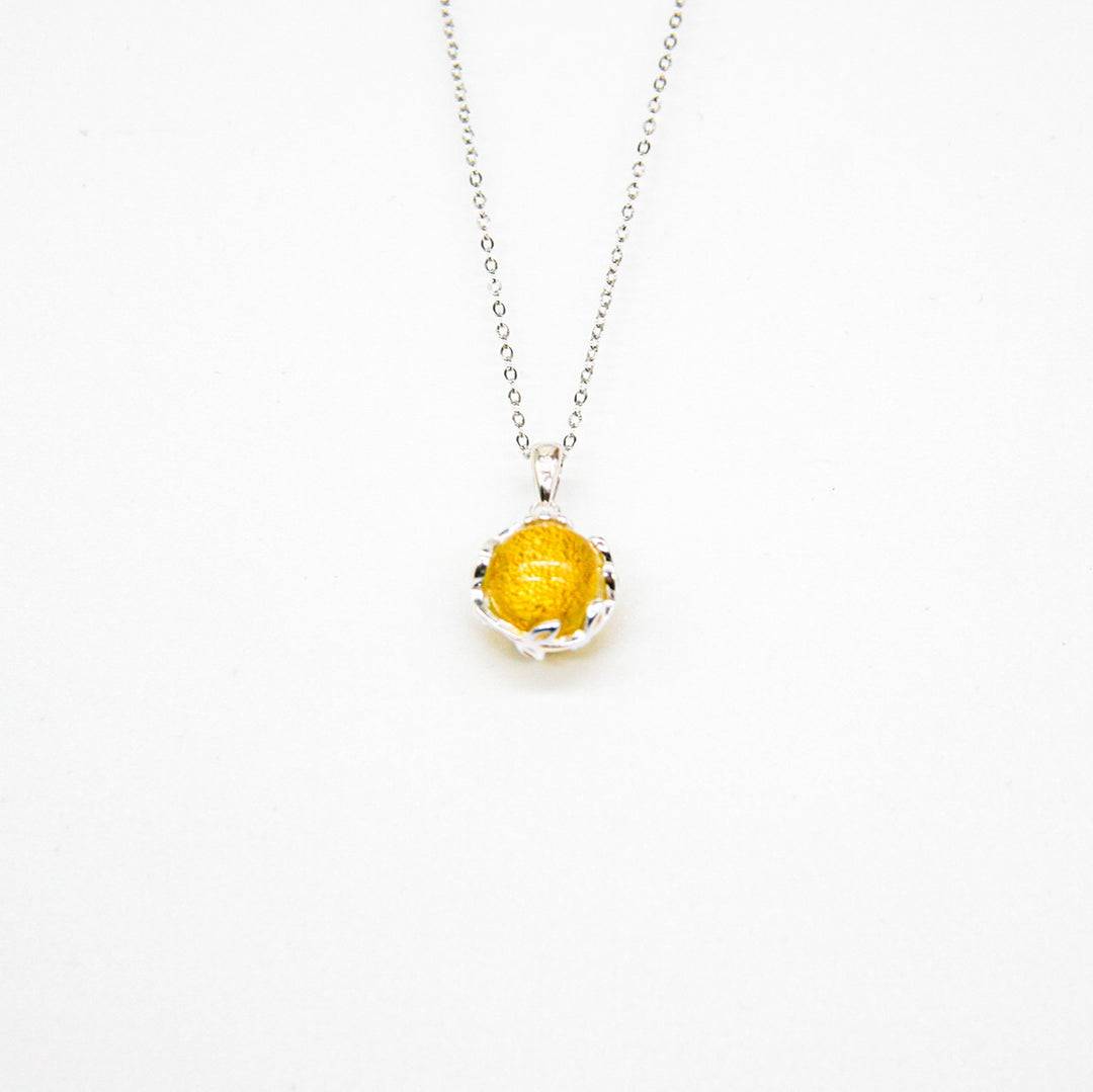 Aroma Necklace White Gold + Purify Oil Blend - One Oasis