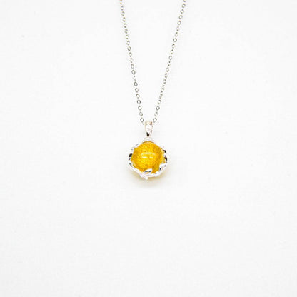 Aroma Necklace White Gold + Purify Oil Blend - One Oasis