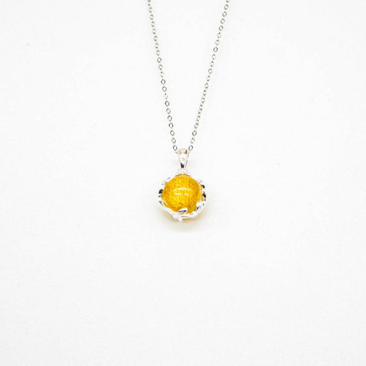 Aroma Necklace White Gold + Purify Oil Blend - One Oasis