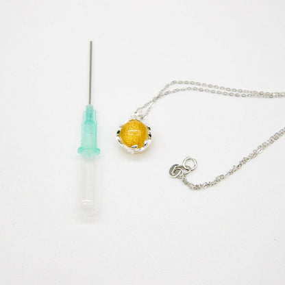 Aroma Necklace White Gold + Purify Oil Blend - One Oasis