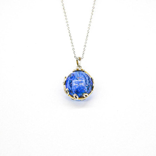 Aroma Necklace White Gold + Purify Oil Blend - One Oasis