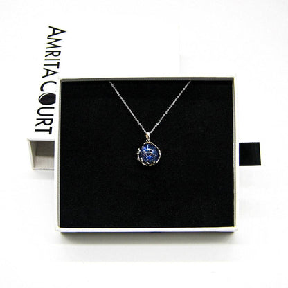 Aroma Necklace White Gold + Purify Oil Blend - One Oasis