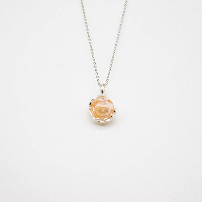 Aroma Necklace White Gold + Purify Oil Blend - One Oasis
