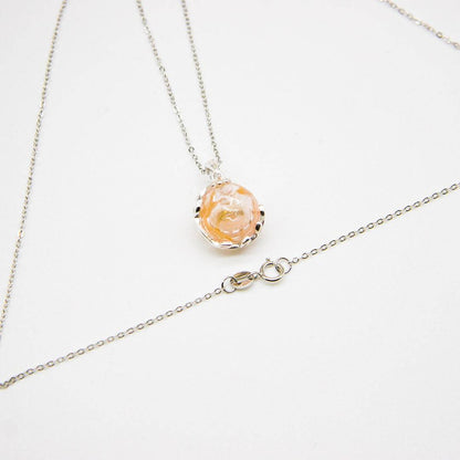 Aroma Necklace White Gold + Purify Oil Blend - One Oasis