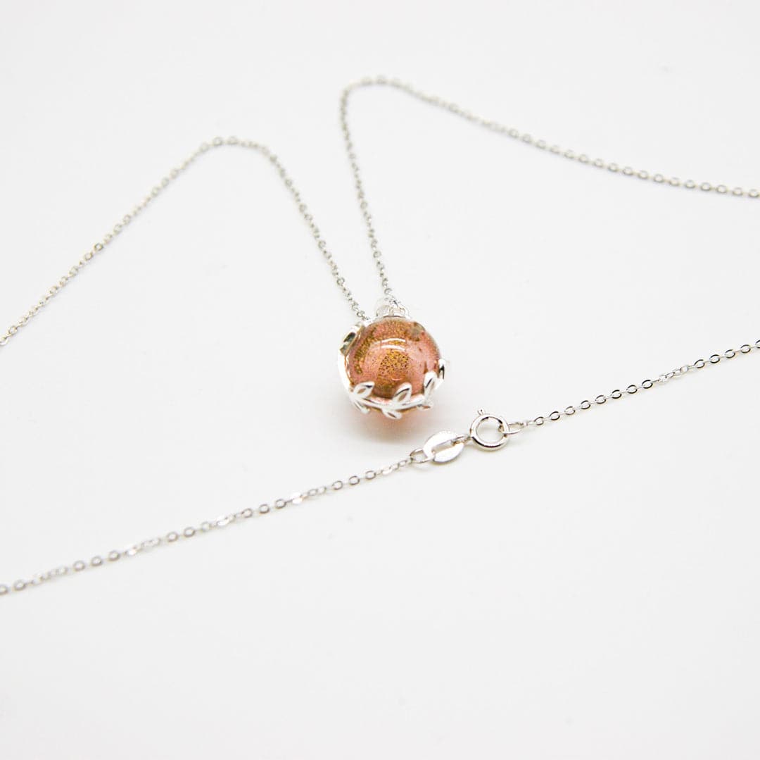 Aroma Necklace White Gold + Purify Oil Blend - One Oasis