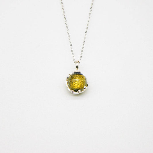 Aroma Necklace White Gold + Purify Oil Blend - One Oasis