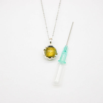 Aroma Necklace White Gold + Purify Oil Blend - One Oasis