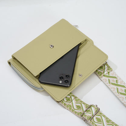 Light Green 2-piece combination new mobile phone shoulder bag niche design