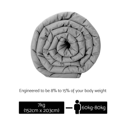 Giselle Weighted Blanket 7KG Deep Relax - One Oasis