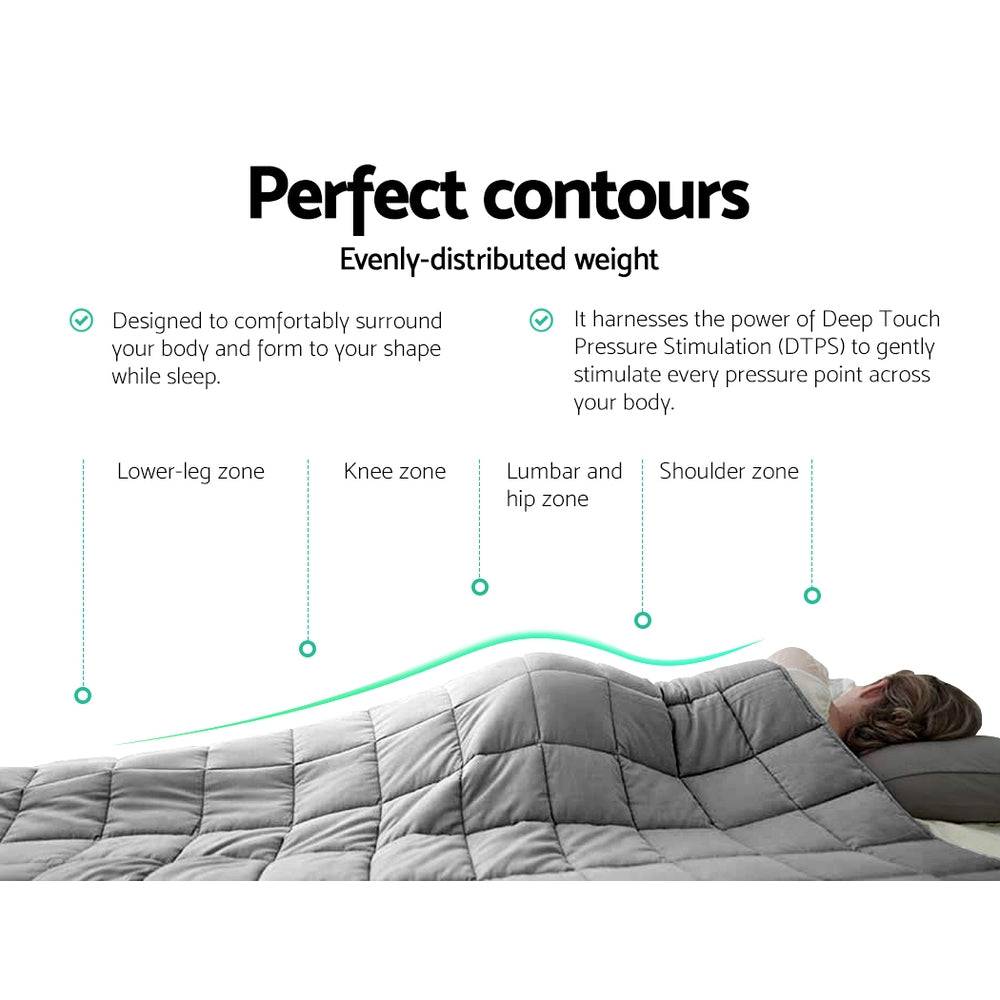 Giselle Weighted Blanket 7KG Deep Relax - One Oasis